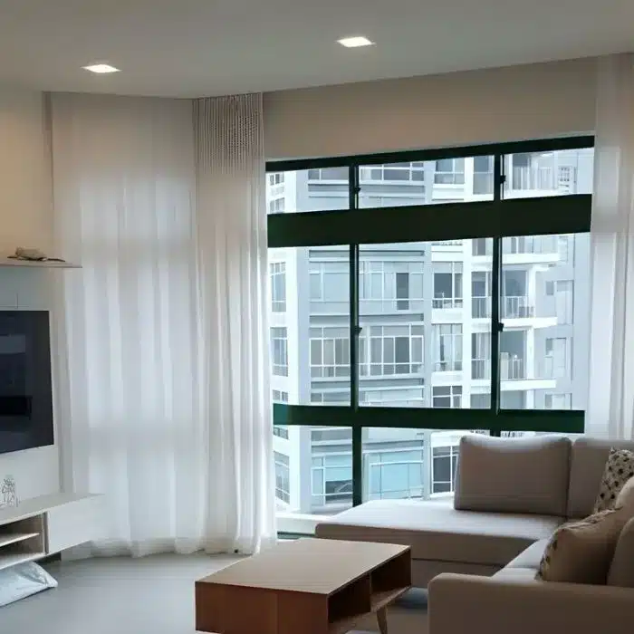 Premium metallized window tint applied on residential and commercial windows