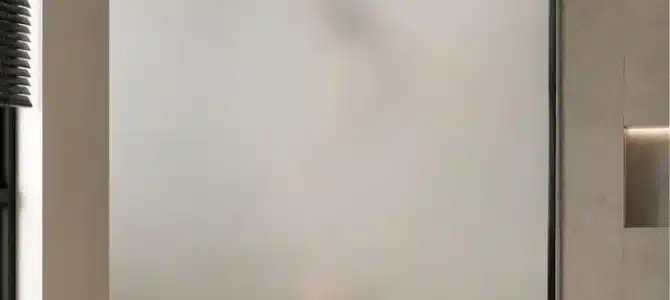 Gradient Privacy Film Shower Screen Toilet Window Gradient Privacy Film Shower Screen Toilet Window