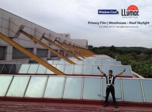 privacy window film for warehouse skylight roof