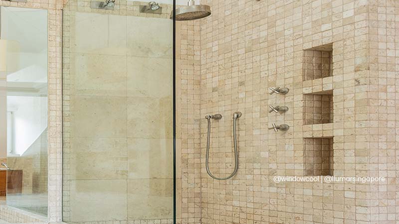 Anti-Shatter Safety Protection Film For Shower Screen