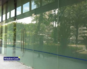 Frosted Privacy Window Film for Commercial Building
