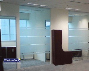 Frosted Privacy Window Film for Office Room