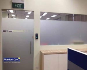 Privacy Window Film for Office Glass Partition