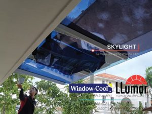 Window-Cool LLumar Window Film on Skylight (Remove Existing Window Film)