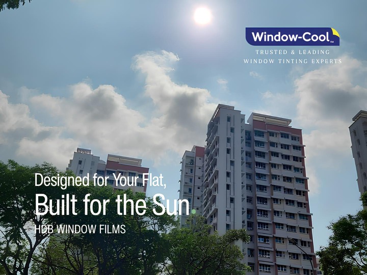 HDB window film - privacy & heat control