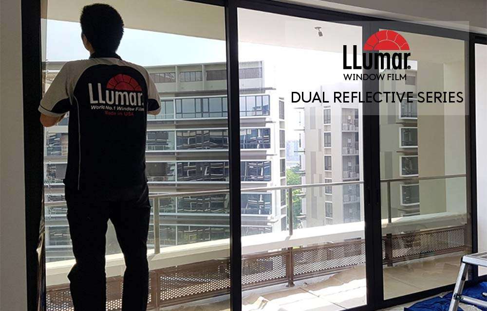 Dual Reflective Solar Film - Night Vision High Heat Rejection Solar Window Film for Homes & Offices