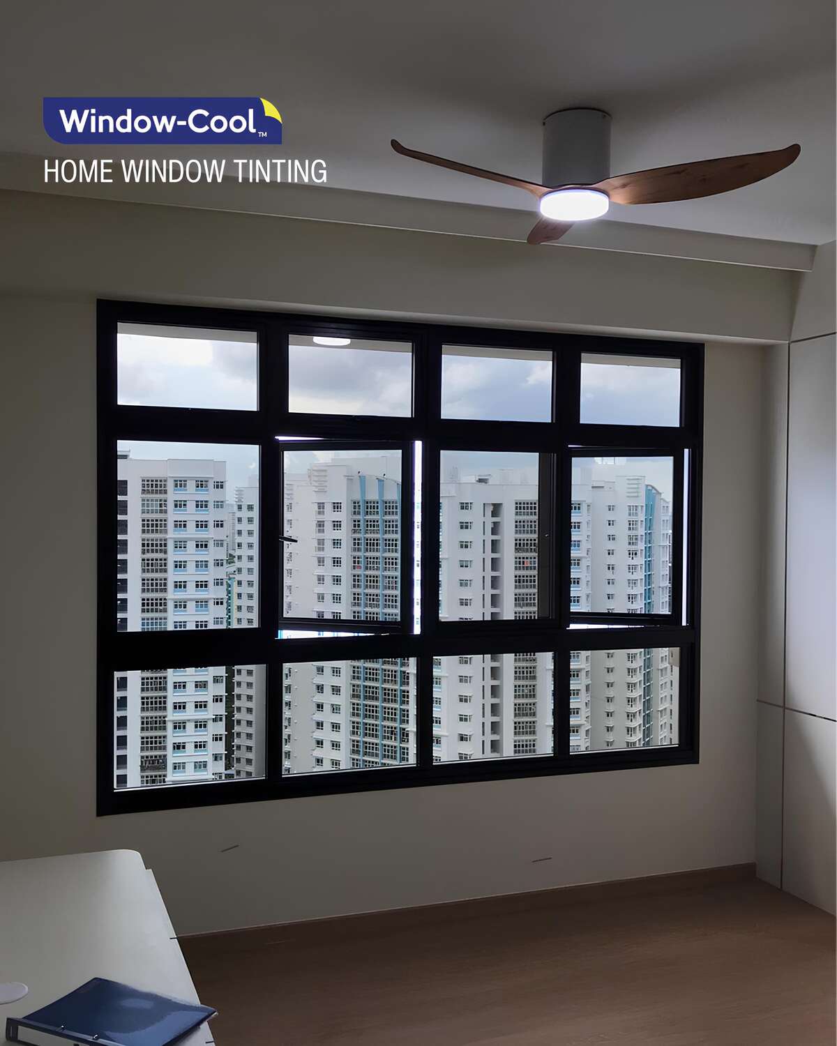 Home Solar Control Window Film for HDB Bedroom Windows - Window Tinting