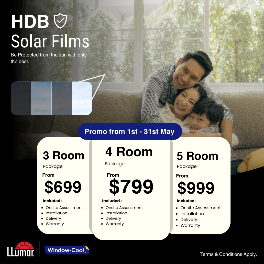 HDB Solar Window Films Promo