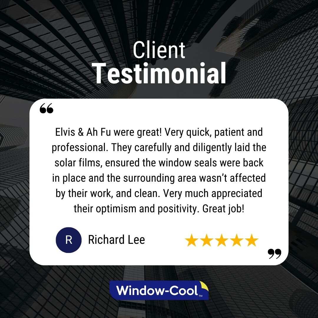 Solar Film Installation Service Review - Window-Cool Window Tinting Service