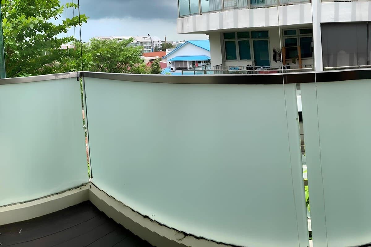 Solar, Safety, Privacy Film - 3-in-1 Glass Protection Film for Balcony