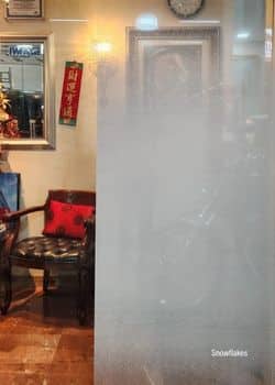 Snowflakes Gradient Film - Frosted Privacy & Style Glass Solution