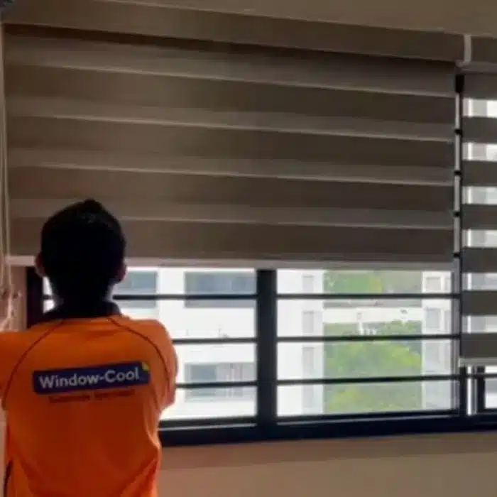 Window-Cool Dual Shades Blinds Installation