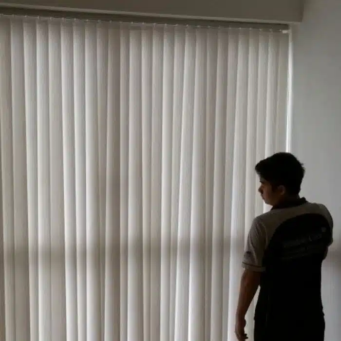 Professional vertical blinds installation for office and home